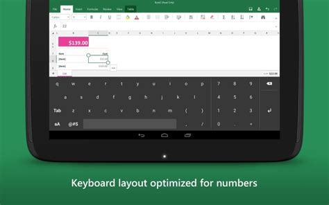 Microsoft makes Android tablet keyboard for hardcore Excel users