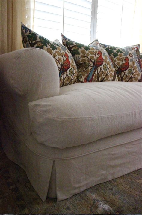 Drop cloth slipcover - Slipcovers by Shelley