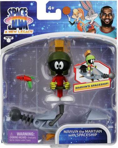 Space Jam: A New Legacy - Marvin the Martian figure with Spaceship