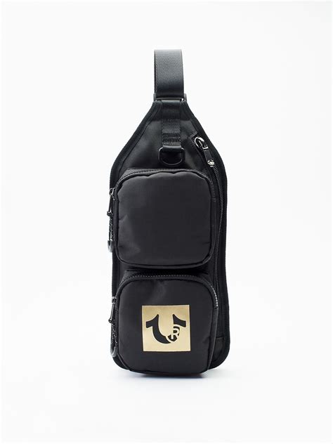 True Religion Modular Sling Bag in Black for Men | Lyst