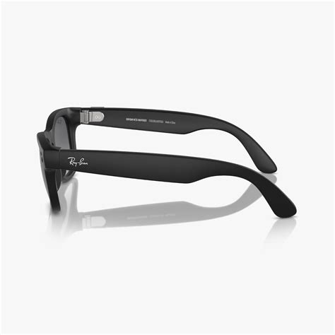 Ray-Ban Meta Wayfarer Smart Glasses Matte Black Polarized Gradient ...