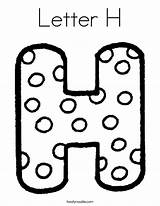 Letter H Coloring Pages Preschool At GetDrawings  Free Download sketch template
