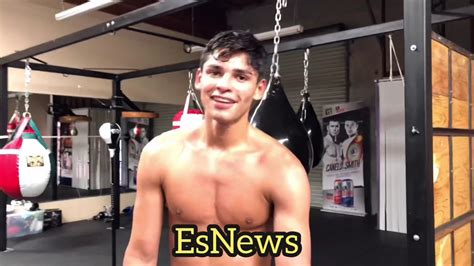 Ryan Garcia training - esnews boxing - YouTube