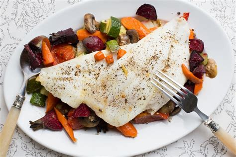 Dover Sole With Roasted Veggies – Haylie Pomroy