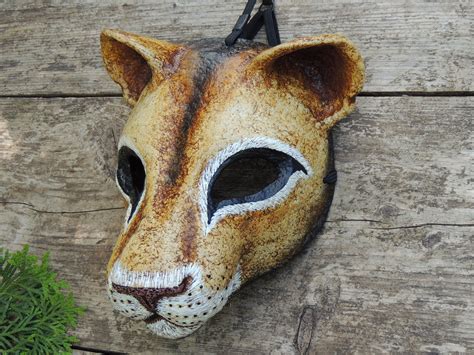 Masquerade Mask. Lion Mask Costume. Paper Mache. - Etsy