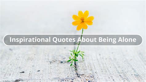 54 Inspiring Quotes About Being Alone To Guide Your Journey