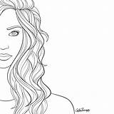 Beautiful Woman Coloring Pages sketch template