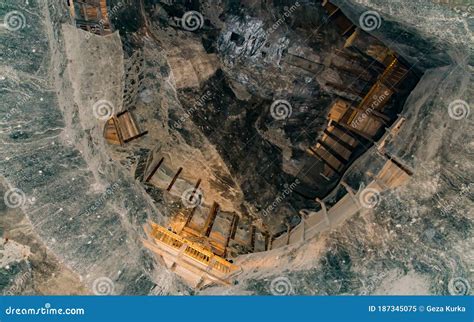 Wieliczka Poland. Famoust Unique Salt Mine Museum Next To Krakkow Stock Image - Image of europe ...