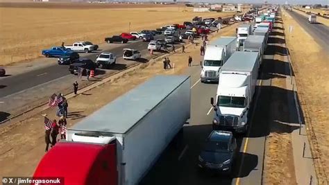 MAGA truck convoy called 'Army of God' heads to southern border as ...