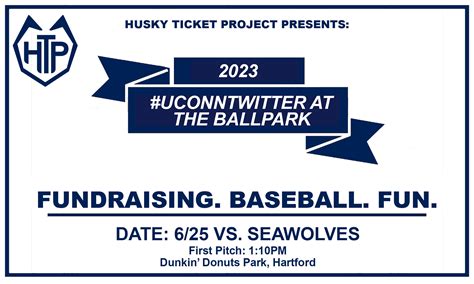 Husky Ticket Project Presents: A Day at the Ballpark with #UConnTwitter by Husky Ticket Project