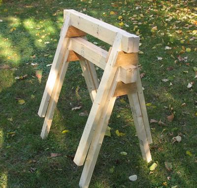 Stackable sawhorse plans