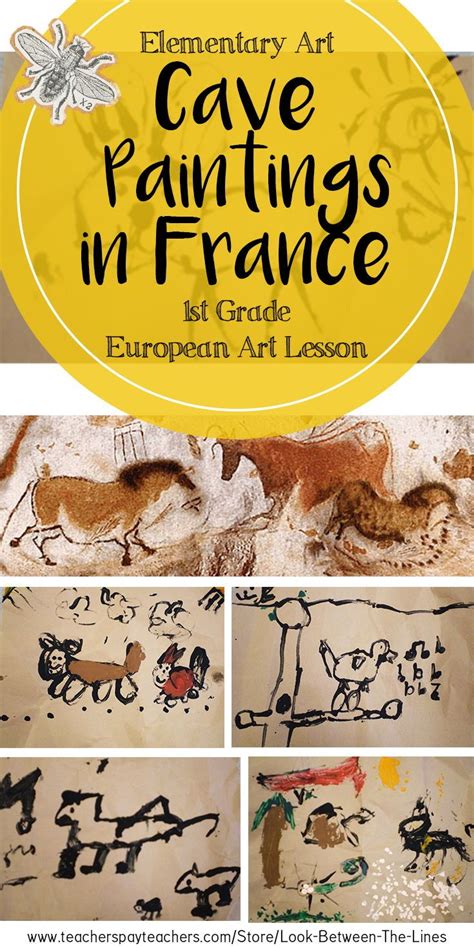 Elementary Art, 1st Grade Europe Art Lesson on Lascaux Cave Painting | Art history projects for ...