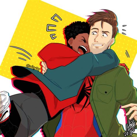 Miles and Peter [SpiderVerse] by Aizy-Boy40 New Spiderman Movie, Black Spiderman, Spiderman ...