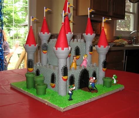 Super Mario Castle Cake | Cake Ideas | Pinterest