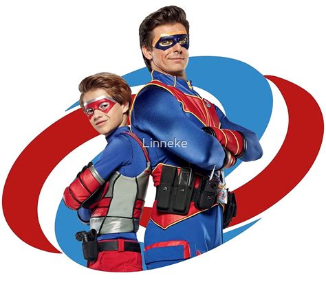 "Captain Man and Kid Danger" by Linneke | Redbubble