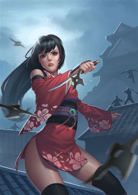 Kotori | Female samurai, Female ninja, Ninja art