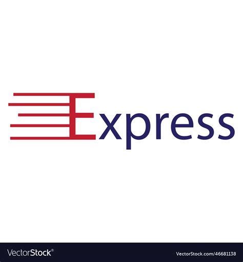 Express logo Royalty Free Vector Image - VectorStock