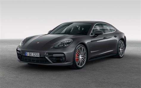 Porsche Panamera Turbo S 2017 wallpapers HD, White, Black, Red