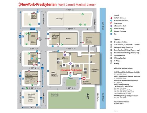 Directions & Parking | NewYork-Presbyterian/Weill Cornell Medical Center