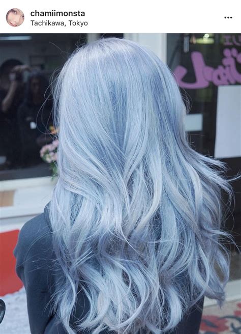 Pin by Youjin on Hair Colors I Like/Want | Light blue hair, Colored hair tips, Hair color pastel