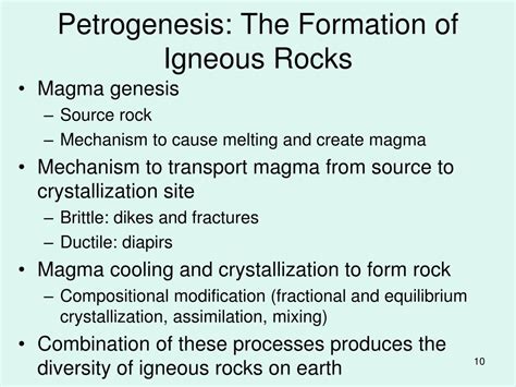 PPT - The Formation of Igneous Rocks PowerPoint Presentation - ID:432064