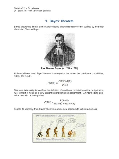 24 - Bayes Theorem & Bayesian Statistics | PDF | Hypothesis | Bayesian ...