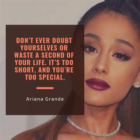 Ariana Grande Quotes | Text & Image Quotes | QuoteReel