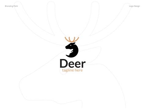 Deer logo design template 25548891 Vector Art at Vecteezy