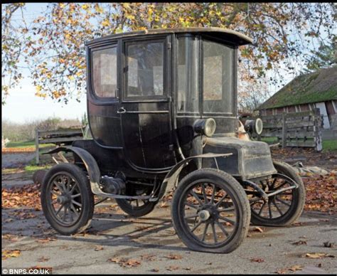 A rusty 103-year-old electric car is tipped to sell for £50,000