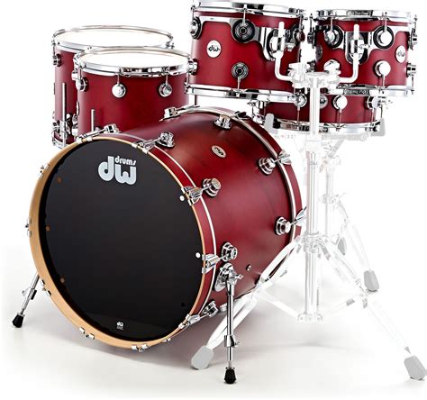 Dw Collector S Series Cherry Satin Piece Drum Kit Extras | My XXX Hot Girl