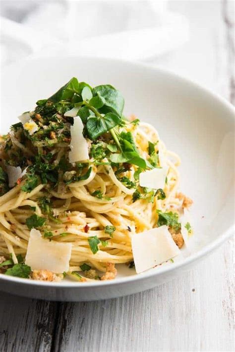 Garlic Butter White Wine Pasta Recipe with Fresh Herbs