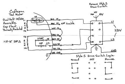 Single Phase Motor Wiring Diagrams Capacitor