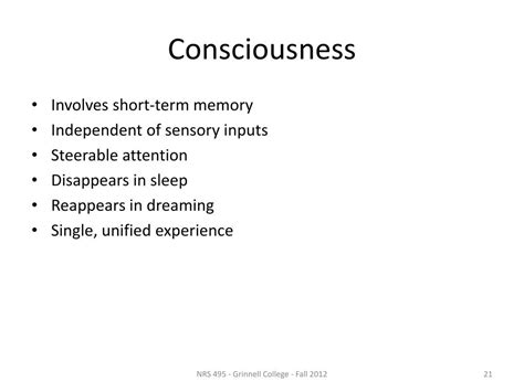 PPT - The Neural Correlates of Consciousness PowerPoint Presentation, free download - ID:1908280