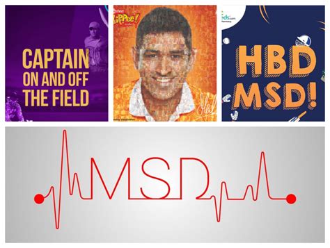 Here's how brands wished captain cool MSD