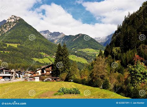 Landscape of Maranza, SouthTirol,Italy Editorial Photo - Image of ...