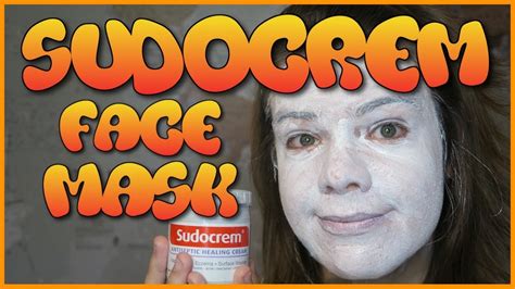 Sudocrem Face Mask 🌟 Hannah Phillips Real 🌟 - YouTube