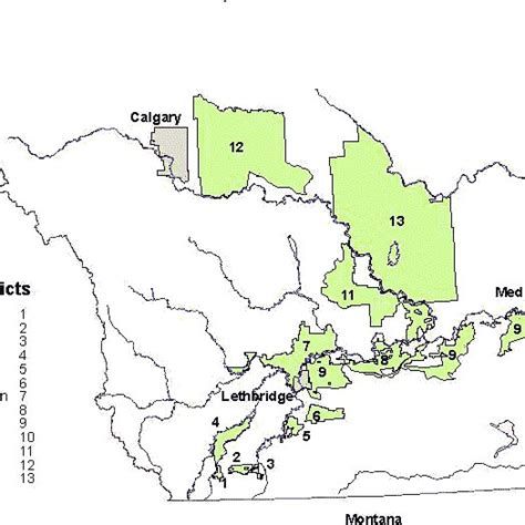 Location of the South Saskatchewan River basin | Download Scientific ...