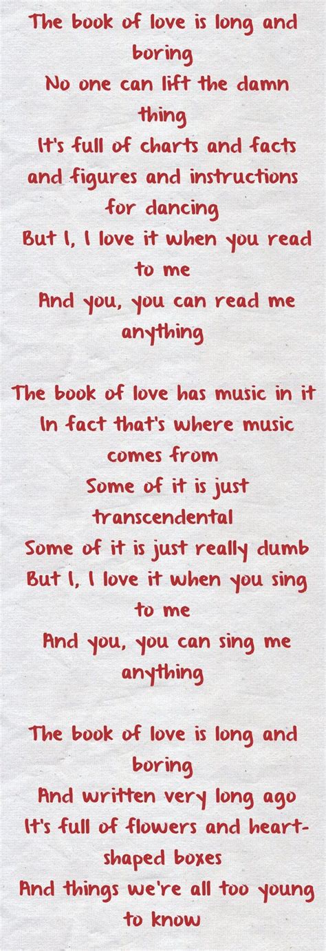 The Book Of Love by Peter Gabriel! I love this song! This is the song ...