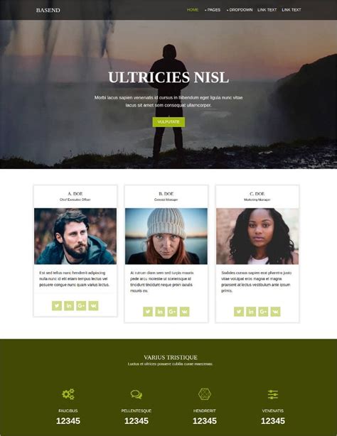 15+ Free HTML Themes & Template - Responsive, One Page, Bootstrap