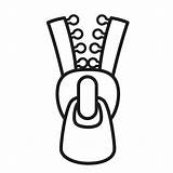 Premium Vector  Illustration Of Black And White zipper For coloring Book sketch template