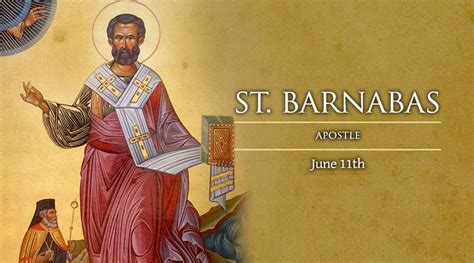 The Feast of St. Barnabas ~ The Rev Dcn Dollie Wilkinson, OPI | The Order of Preachers, Independent