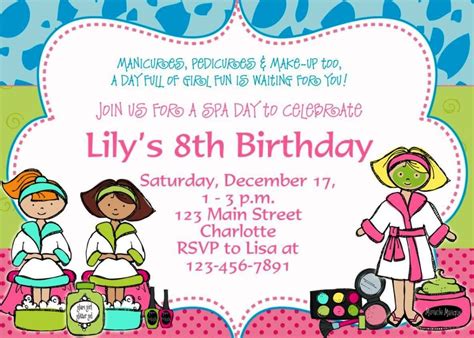 Kids Birthday Party Invitation Template Free - SampleTemplatess ...