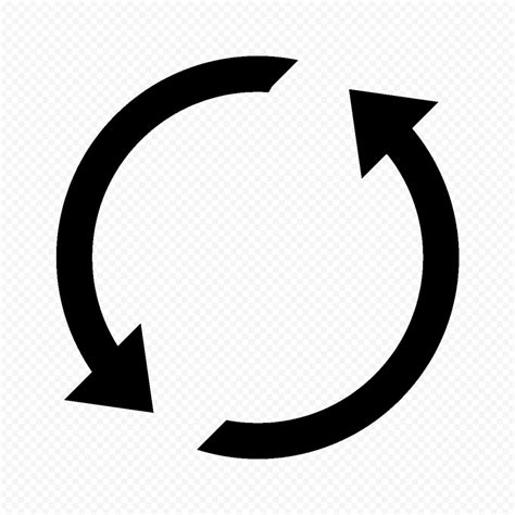 Circle Arrow Black Icon Transparent Background | Citypng