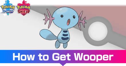 Wooper - Evolutions, Location, and Learnset | Pokemon Sword and Shield ...