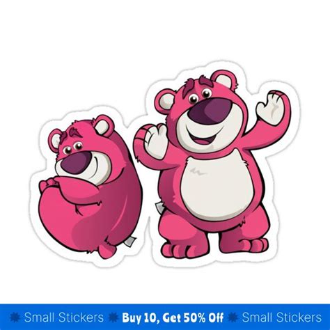 "Sweet lotso huggin bear| Gift Perfect" Sticker for Sale by carovelaurie | Toy story coloring ...