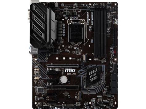 MSI PRO Z390-A PRO LGA 1151 ATX Intel Motherboard - Newegg.ca