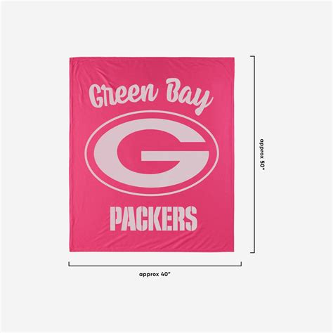 Green Bay Packers Throw Blanket With Plush Unicorn FOCO