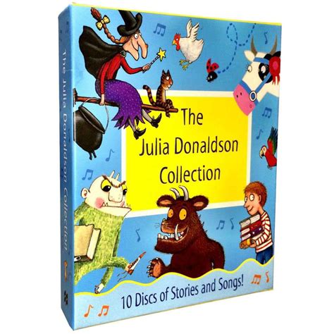 Julia Donaldson Collection 10 Audio CD Books Set Stories & Songs Gruff – Lowplex