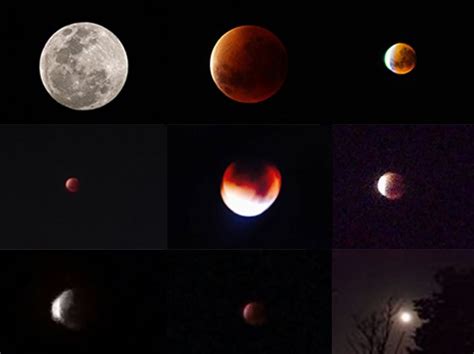 Timelapse video of Supermoon eclipse