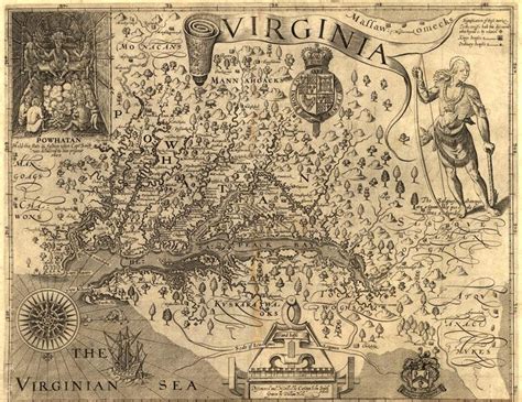 Virginia Historical Map | Virginia map, Historical maps, Ancient maps